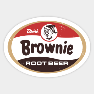 BROWNIE ROOT BEER Sticker